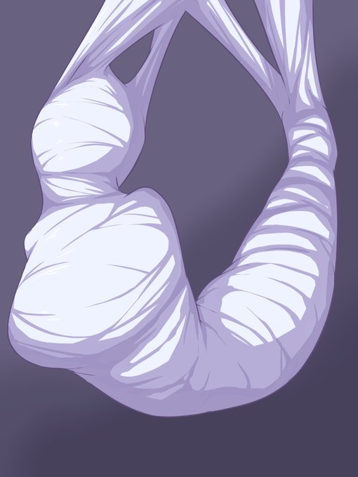 蜘蛛糸拘束落書き 