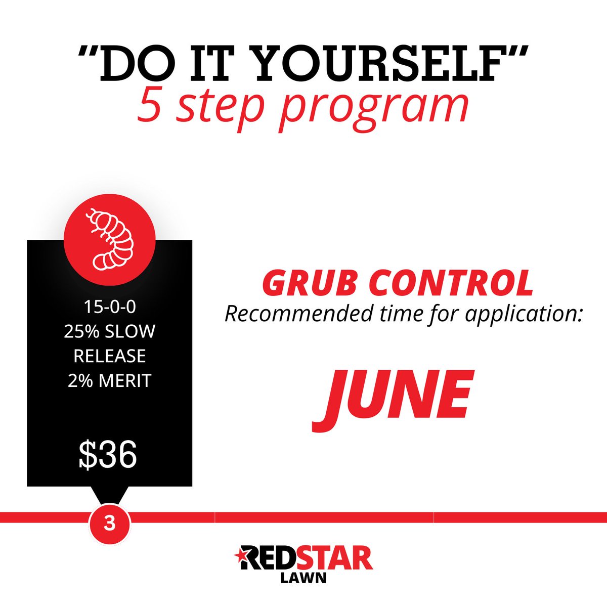 RMS_NE's tweet image. Time for Step Three: Grub Control! Grubs feed on the root system of grass and other plants, save your lawn and your wallet by applying REDSTAR&apos;s Grub Control! #REDSTAR #REDSTARLAWN #GRUBCONTROL