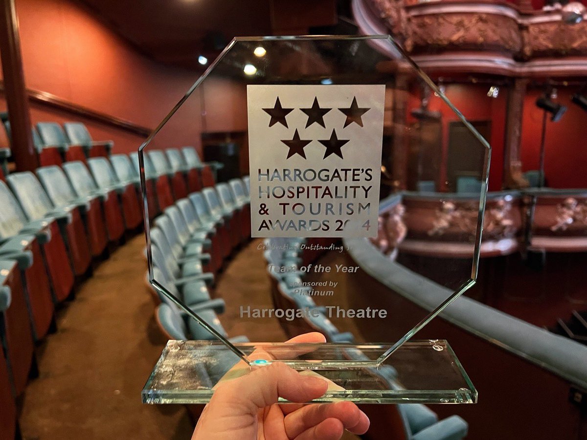 We are lost for words! 

We won ‘Team of the Year’ at the Harrogate Hospitality Awards! 🥹🤩🏆 

What an achievement for our brilliant team. A huge well done to our Box Office Manager, Karen Grouse, who was also nominated in the category ‘Outstanding Customer Service’. 👏👏👏