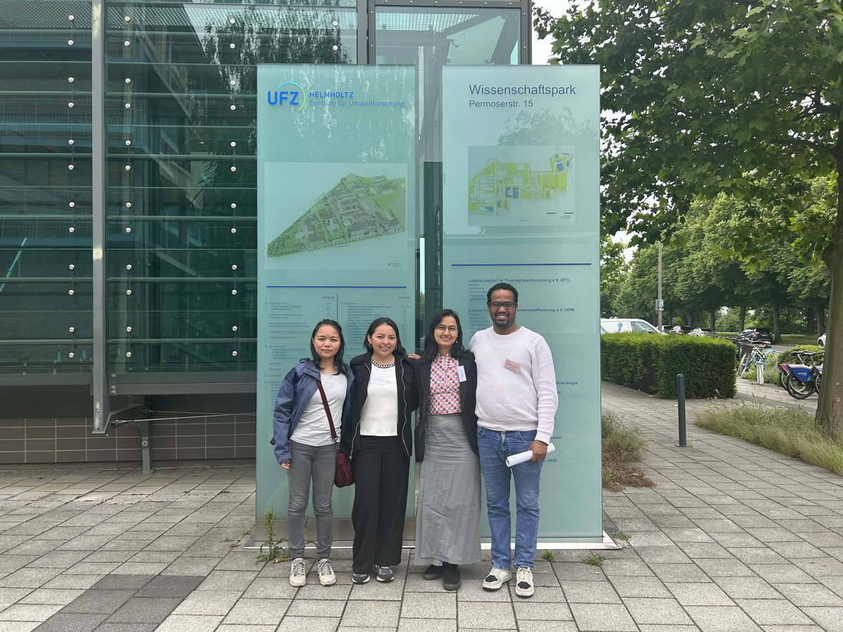 Great to see RootEd doctoral candiates Maurene, Abebaw, Maria Camila and Pratikshya at #ISRR12 conference <a href="/ufz_de/">UFZ</a> this week! #roots #sharedscience #ISRR