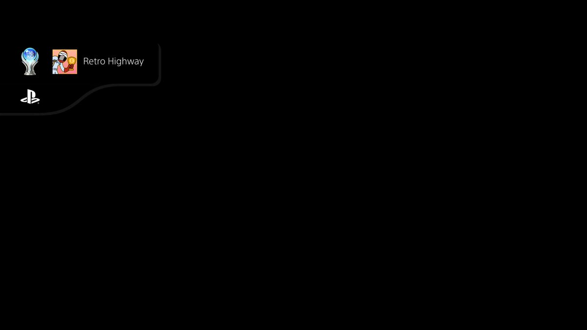 KITSUNCO's tweet photo. #Platine 559 à 562 #RetroHighway (X2) #QuickRace #CazzarionDartWheel CC @PSTHC @MumblePs4 @PlatineHunter @PlatiniumShare #PlayStationTrophy #PS5Share #PS4Share https://t.co/u9reyrLVlk