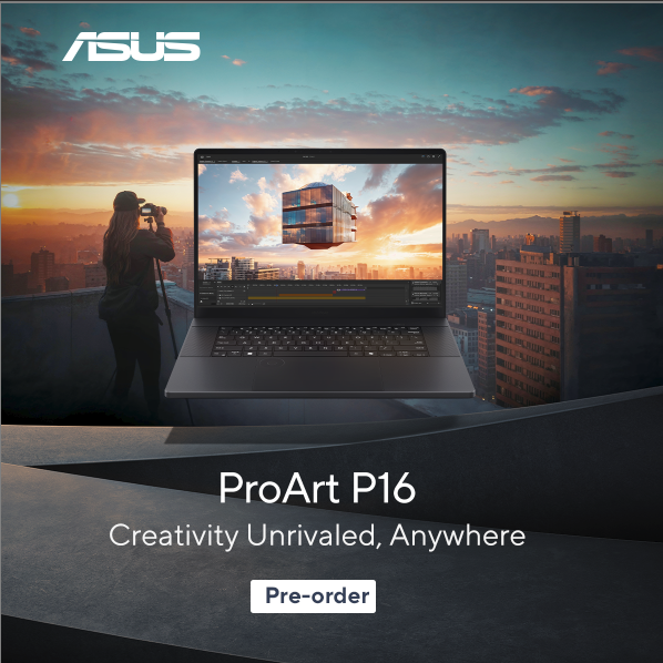 ASUS_MiddleEast's tweet photo. We unveiled the latest ASUS #ProArtP16 AI laptop at #COMPUTEX2024, designed for creators and redefines creativity on the go! Head over to our page for pre-order details. ๐ https://t.co/xGisa3cmSB
#ASUSME #ASUS https://t.co/HUrSzX1E9C