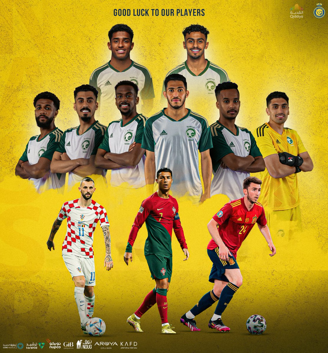 11 لاعبـًا يمثلـون ناديهم #النصر دوليًا 🌏

بالتوفيق لنجومنا لتمثيل بلدانهم وناديهم خير تمثيل 🙏