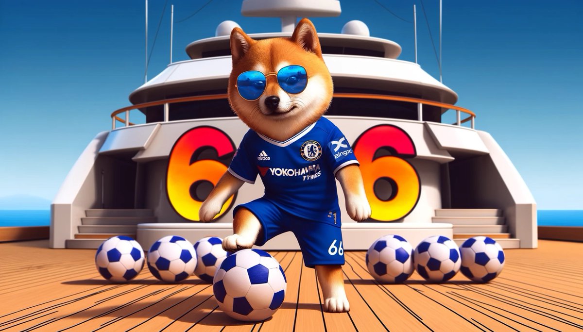ComeYachts's tweet photo. 🌟⚽️ Excited to announce that $COME is kicking off on BingX on June 6th during their 6th anniversary! 
🌈6️⃣6️⃣6️⃣⛵️⚽️🐶
Why BingX? Because just like Chelsea, we love the feeling of kicking goals one by one. 
It's time for $COME to BingX! 🚀🎉 #COME #BingX #ChelseaFC #WaitForNextOne https://t.co/mbgTbZri5k