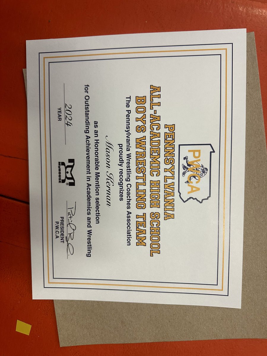 wrestlingbphs's tweet photo. Congratulations to our Black Hawks who made the PA All Academic Team. @MasonKernan1 Seth Miller @stuntmanstout @jaden_palombine Ethan Higgins and Landon Hartman #OnandOfftheMat #TrainWorkWin #WorkHardOrGetBeat https://t.co/VcKMIjDEL9