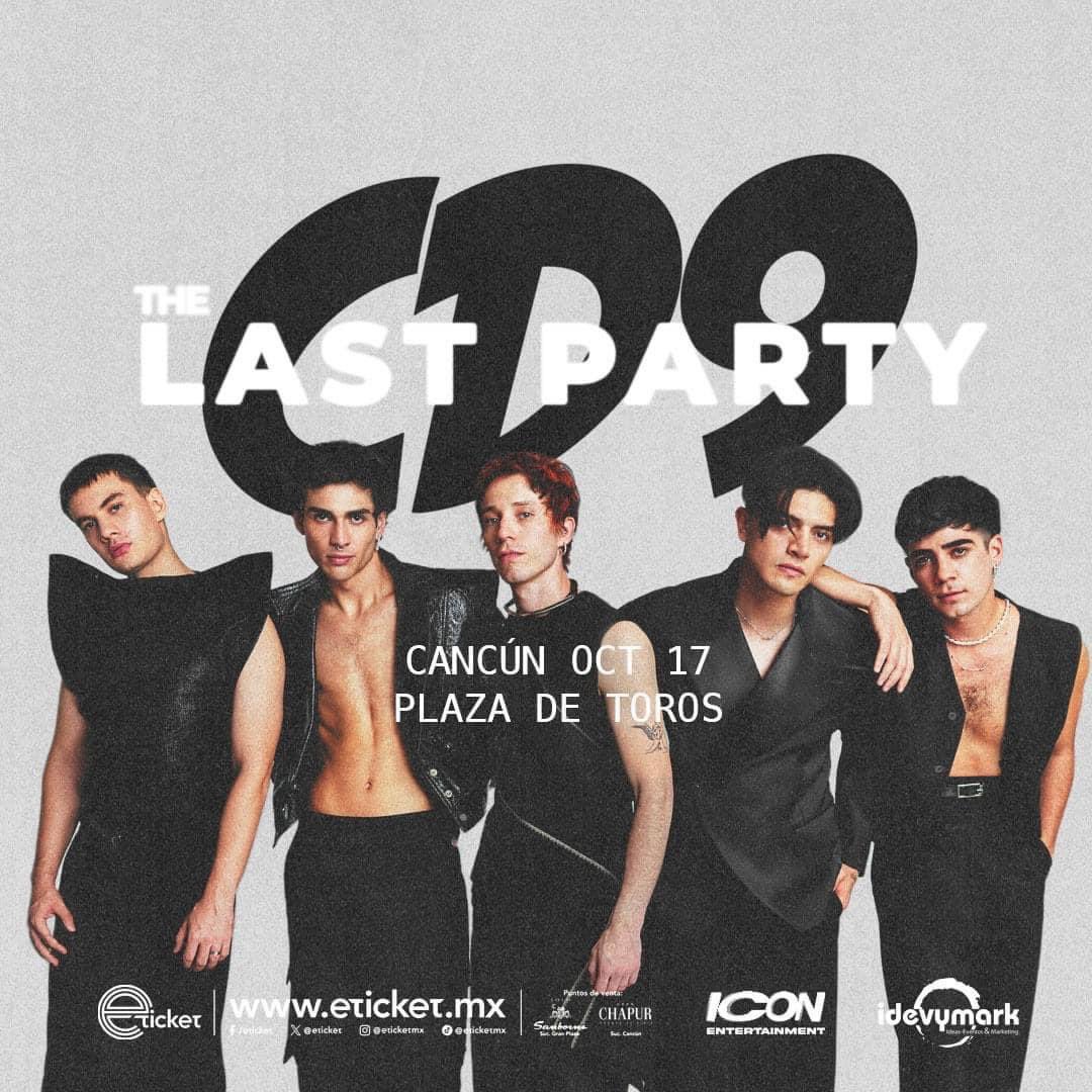 #Cancun. Imperdible el gran concierto de #CD9 

📍 Plaza de Toros Cancun.
📆 17 de Octubre 2024

Ya puedes adquiere tus entradas en eticket

<a href="/Idevymark/">Idevymark</a>