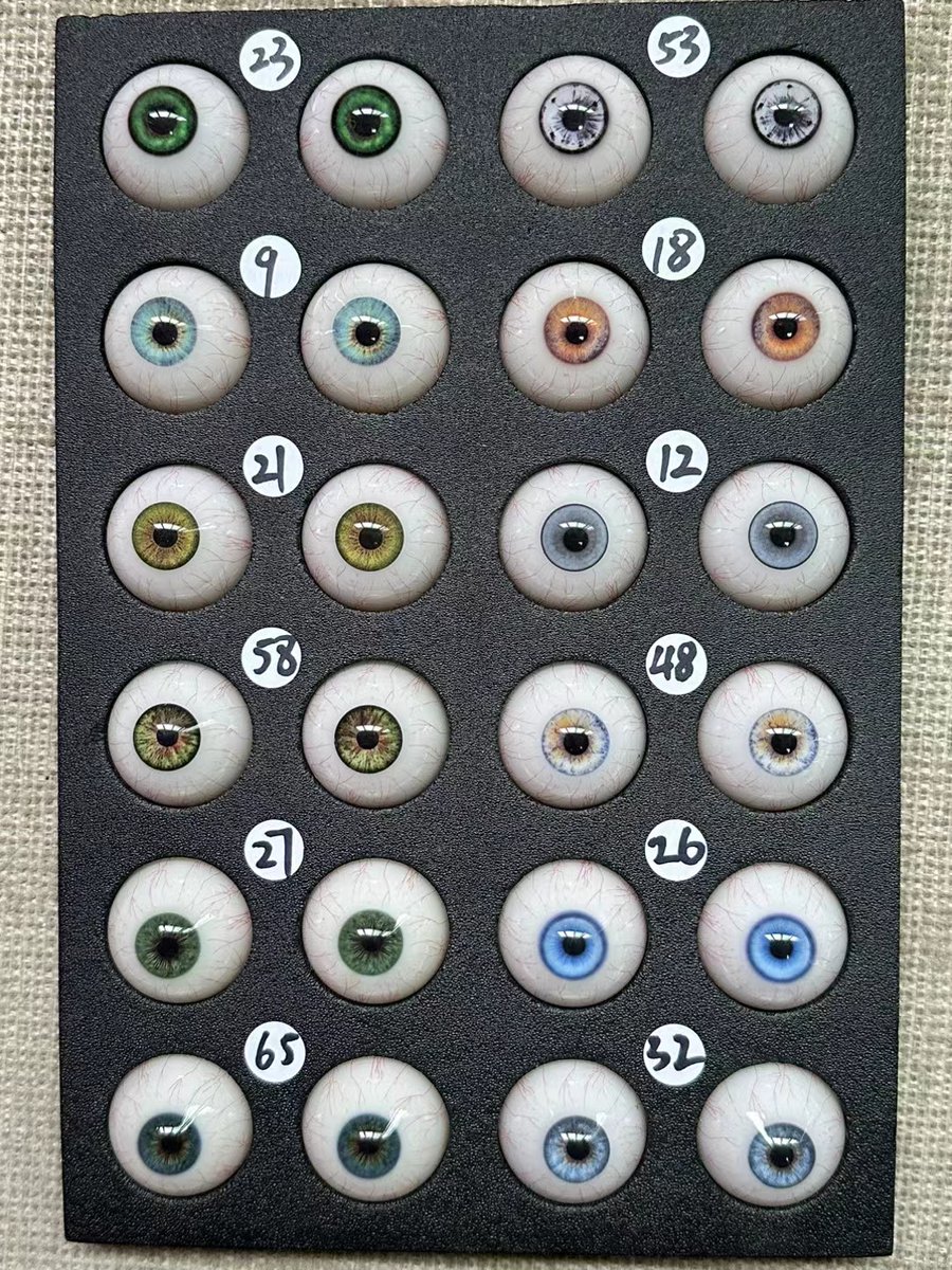 gaojingifts's tweet photo. We have all the doll eyes you want. #eyes #eye #dolleyes #toyeyes #dolls #toys #eyesfactory https://t.co/sD5wLii192