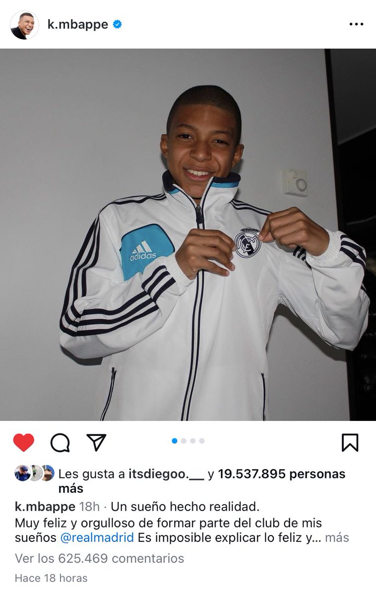 Nadie se ha dado cuenta pero esto es un guiño clarísimo de Mbappé al Real Madrid y se está pasando por alto😩😩😩