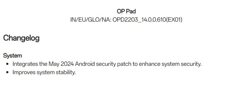 TheTechOutlook's tweet image. #OxygenOS 14.0.0.610 update rolled out for #OnePlusPad in IN/EU/GLO/NA regions thetechoutlook.com/news/os/oxygen…