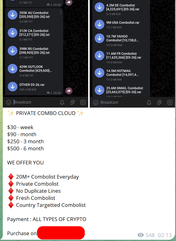 🚨🔴CYBERALERT🔴 | 🇫🇷 ~10M d'identifiants dans la nature sur 361M dans le monde !

➡️L'information est passée en deçà des radars pour le grand public... Eh pourtant, depuis quelques jours, au total, 361M d'identifiants et mots de passe ont été diffusés sur un canal spécial de la