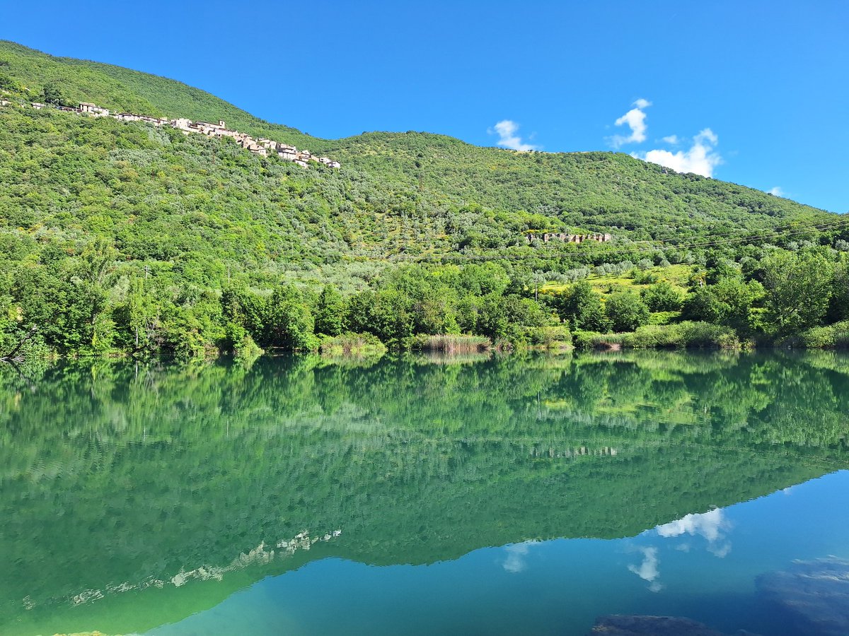 Dr Marta PerezFernandez (@martaperfer) on Twitter photo There are worst places to core. This is Lake Paterno, near Rieti. That tradition says that this town is the geographical center of Italy and it is known as Umbilicus italae (the navel of Italy). Between lake and the town Paterno Titus Roman Villa (Villa di Tito) is visible . There are worst places to core. This is Lake Paterno, near Rieti. That tradition says that this town is the geographical center of Italy and it is known as Umbilicus italae (the navel of Italy). Between lake and the town Paterno Titus Roman Villa (Villa di Tito) is visible .