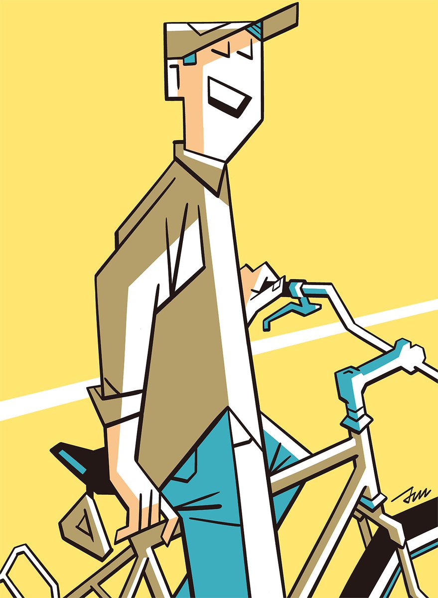 「線画楽しい。#illustration #smb #squaremodern #」|高橋 潤 Jun Takahashiのイラスト