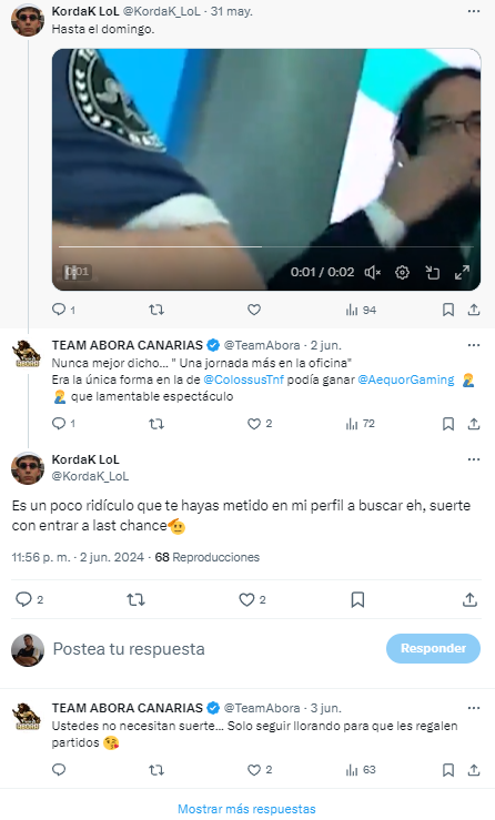 Civicris_'s tweet photo. @TeamAbora @ColossusTnf ¿Quieren alguno que se os nombre a ustedes?

Okay:

Que bonito el último comentario https://t.co/7mk9b9hu5U
