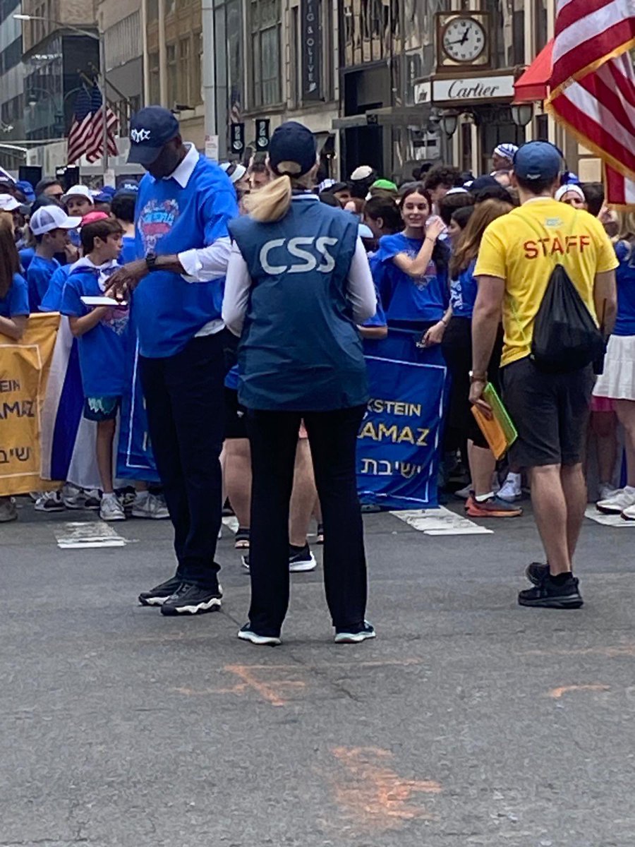 Community Security Service (@thecssorg) on Twitter photo The CSS had an extensive security presence with dozens of trained volunteers alongside #NYPD and <a href="/UJAfedNY/">UJA-Federation of New York</a> and <a href="/JCRCNY/">JCRC of New York</a>’s #CSI to keep the #Jewish community safe at Sunday’s #IsraelDayParade in Manhattan.
Thank you to our volunteers and staff as well as the <a href="/NYPDnews/">NYPD NEWS</a> The CSS had an extensive security presence with dozens of trained volunteers alongside #NYPD and <a href="/UJAfedNY/">UJA-Federation of New York</a> and <a href="/JCRCNY/">JCRC of New York</a>’s #CSI to keep the #Jewish community safe at Sunday’s #IsraelDayParade in Manhattan.
Thank you to our volunteers and staff as well as the <a href="/NYPDnews/">NYPD NEWS</a>