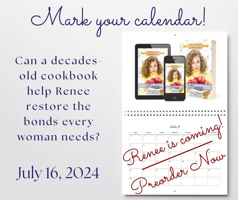 SandraArdoin's tweet image. If she wins the bake-off, Renee could realize her dream. Or it could cost her valuable relationships.

Preorder this 1980s-set story now to #read July 16.
a.co/d/6mO4ODe 

#ChristFic #ApronStrings #books #1980s