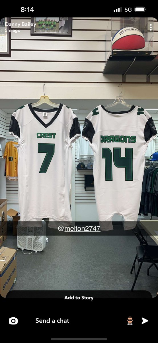 New White Jerseys.. can’t wait to see these in action !!🏈