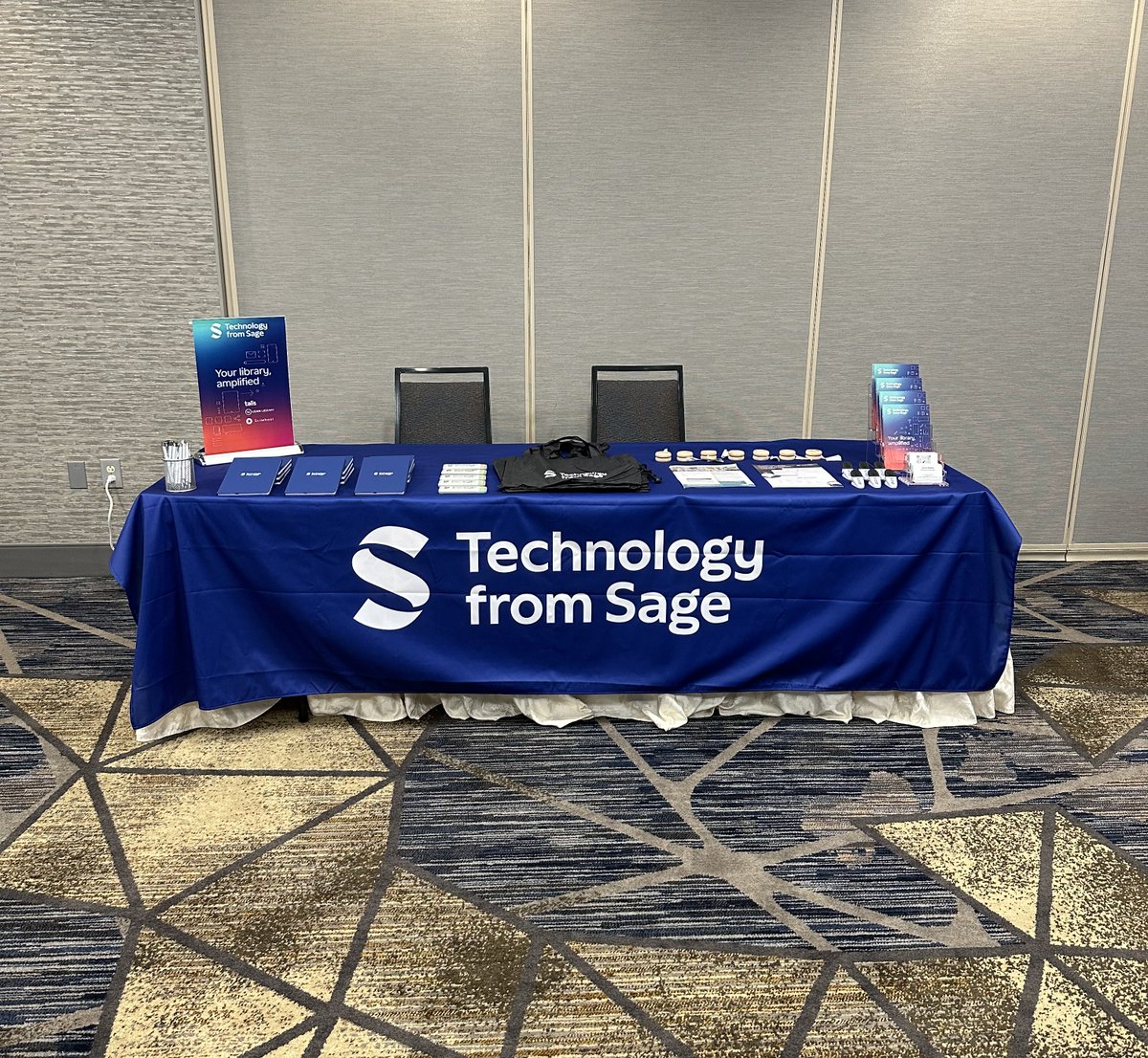 leanlibrary's tweet image. We&apos;re so excited to be at this year&apos;s #MOBIUS conference in Columbia, Missouri! 😀

If you&apos;re attending, swing the #TechfromSage stand to say hi to Jacob. 👋🏼 Plus, get your hands on some of our brand-new Technology from Sage swag.

Book a meeting: technologyfromsage.com/contact-us/