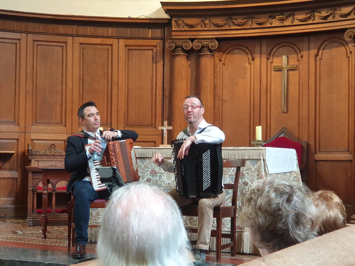 Mary Rafferty (@delightedmary) on Twitter photo Ah, <a href="/RichBarracks/">Richmond Barracks</a>, <a href="/tcddublin/">Trinity College Dublin</a> beat you to it! Glorious performance of Bach Goldberg Variations in the Chapel <a href="/tcddublin/">Trinity College Dublin</a> this morning. Outstanding playing from master accordionists Dermot Dunne and Martin Tourish. What a start to DICMF! Ah, <a href="/RichBarracks/">Richmond Barracks</a>, <a href="/tcddublin/">Trinity College Dublin</a> beat you to it! Glorious performance of Bach Goldberg Variations in the Chapel <a href="/tcddublin/">Trinity College Dublin</a> this morning. Outstanding playing from master accordionists Dermot Dunne and Martin Tourish. What a start to DICMF!