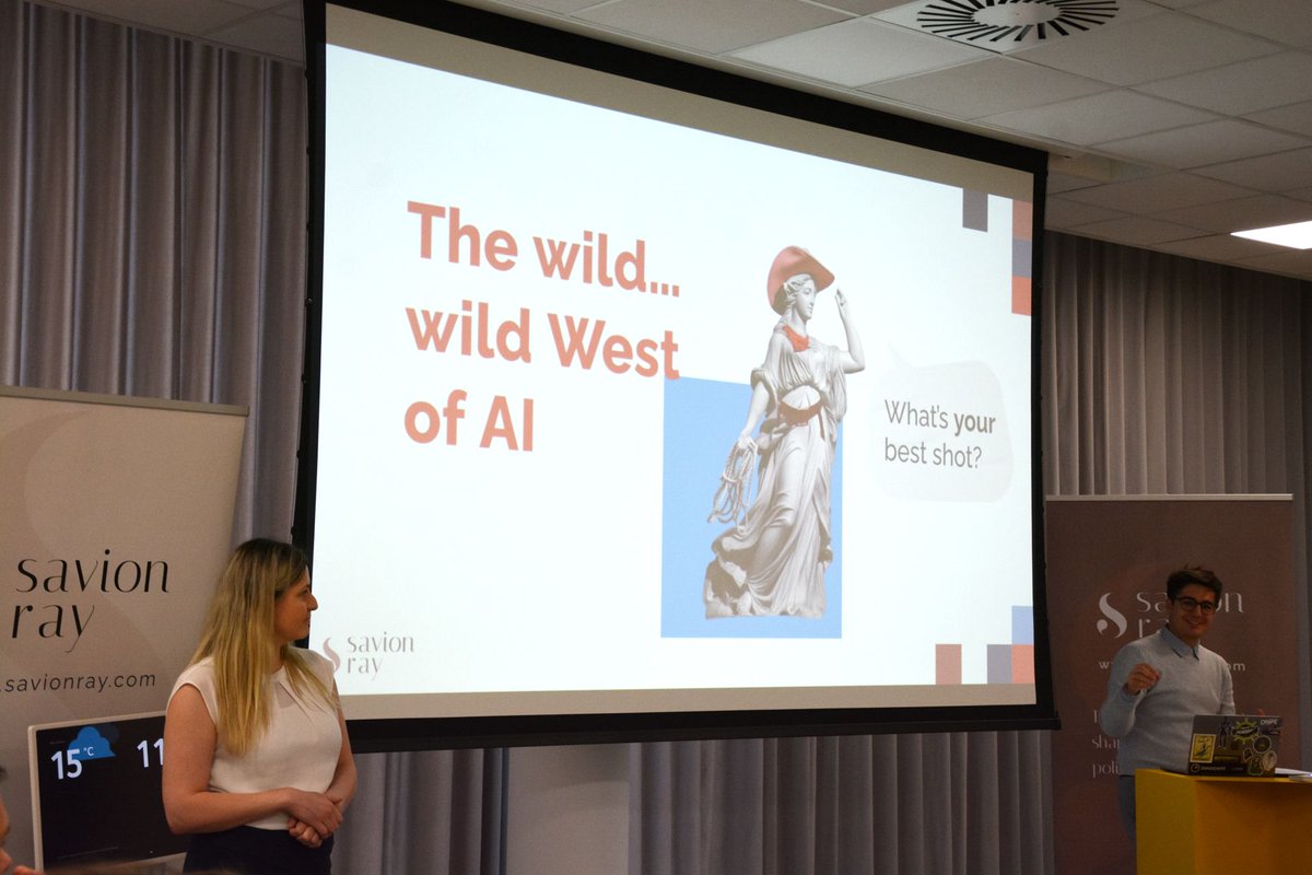 Savion Ray (@savionray) on Twitter photo What an amazing "Hungry for AI" #workshop last week at our #Brussels office! 🚀Full room, engaging discussions, and hands-on #AI demos. Thanks to all who joined! #Innovation #SavionRay #EUComms What an amazing "Hungry for AI" #workshop last week at our #Brussels office! 🚀Full room, engaging discussions, and hands-on #AI demos. Thanks to all who joined! #Innovation #SavionRay #EUComms