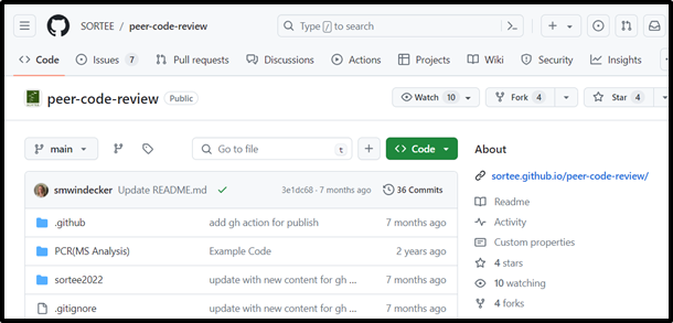sortecoevo's tweet image. Curious about implementing #codereview sessions in your lab? Read our latest #SORTEEcodeclub debrief: sortee.org/blog/2024/06/0…
Participants did a code review exercise & discussed what would constitute the ‘perfect’ Open, Reliable & Transparent code. Join our next #SORTEEcodeclub!