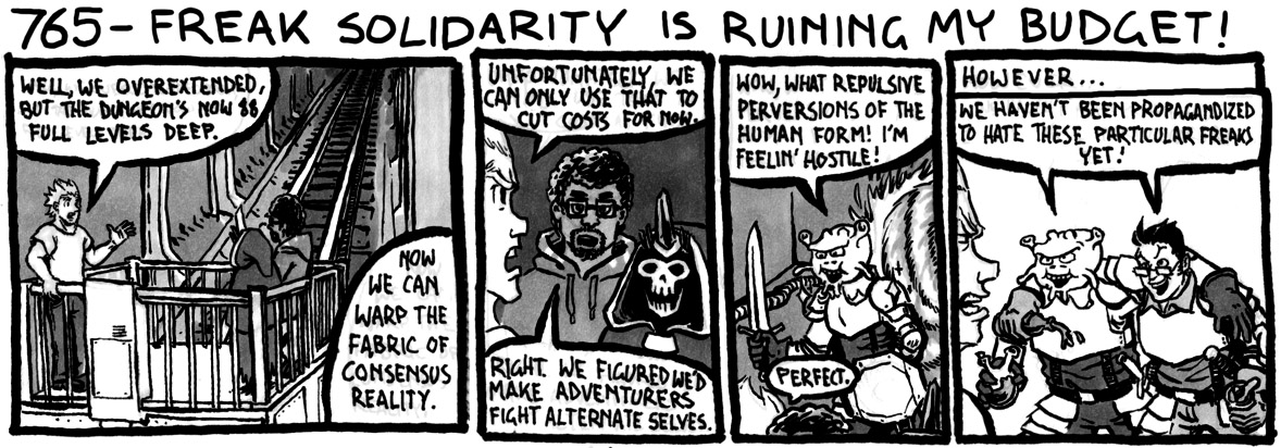 Irritabilitybot's tweet image. 765 - Freak Solidarity Is Ruining My Budget!