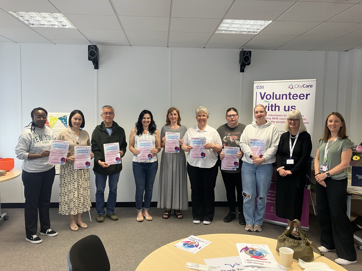 ncitycare's tweet photo. Today we are holding a celebration event for our volunteers to say a very personal thank you, and to recognise the fantastic work they all do for Nottingham CityCare.  

Read more about volunteering at CityCare here: https://t.co/BEpK8JmF1o

#NationalVolunteersWeek #NVW https://t.co/q1VIkB2V1Q