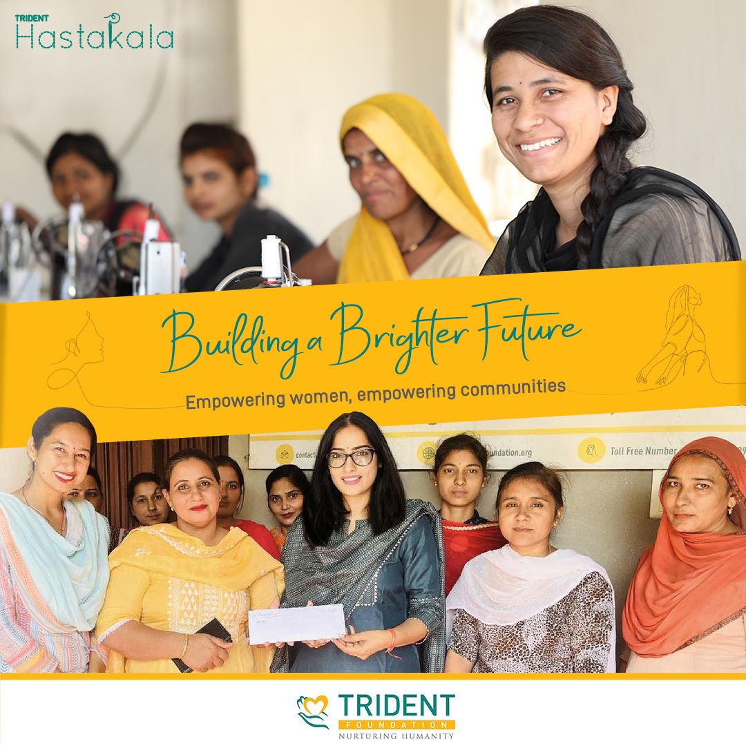 TridentCares's tweet photo. Hastakala, an initiative by the Trident Foundation, is helping many underprivileged women. Hastakala empowers these women by providing them with free sewing classes, equipping them with the valuable skill of sewing.  #tridentfoundation #tridentgroup #socialresponsibility #women https://t.co/zYcHtNCsSz