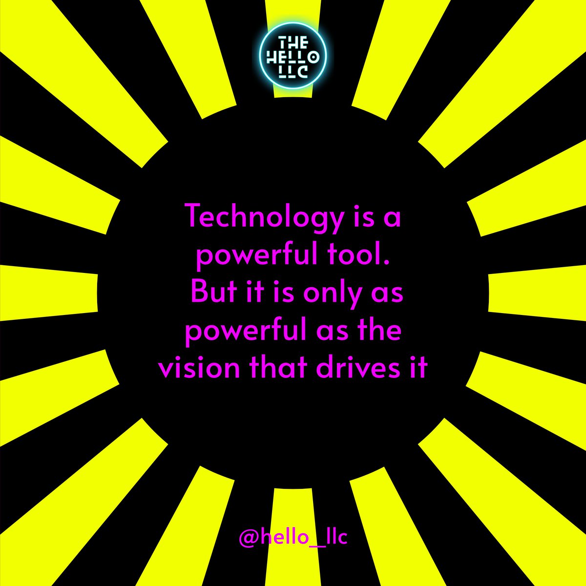llc_hello's tweet image. A powerful quote, an even more powerful vision!

Steve Ballmer reminds us that technology is just a tool.  What will YOU create with it? 

 #HelloPivot #TechQuote #VisionMatters
