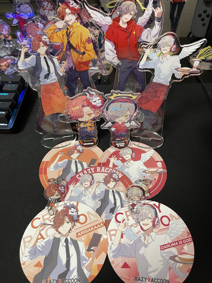 Tet0raaa's tweet photo. Crazy Raccoon ×GiGOコラボカフェ

満足すぎた
コースターもアクリルチャームも自引きして
びっくり
チャームなんて4回しか引いてないのに
他のお客さんとも交換で仲良くなれて良き☺️
第二弾もよろしく
たいあり https://t.co/oghJl9yShA
