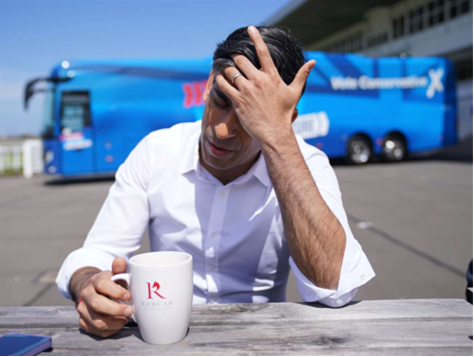 haveigotnews's tweet photo. One man reacts after being told by aides that his relaxing, mid-campaign seaside getaway has been booked in Clacton https://t.co/DPENZJhKrg