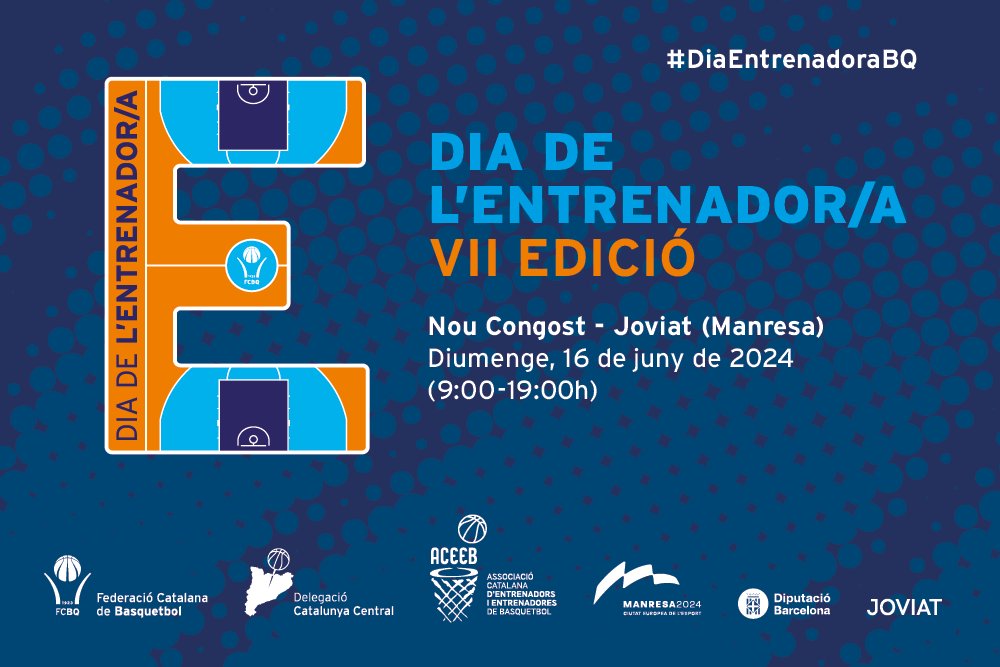 FORMACIÓ CONTINUADA | 🔊 Cartell de luxe per al #DiaEntrenadoraBQ

✅ Una cita de formació clau i un punt de trobada imprescindible basquetcatala.cat/noticies/10585 🏀