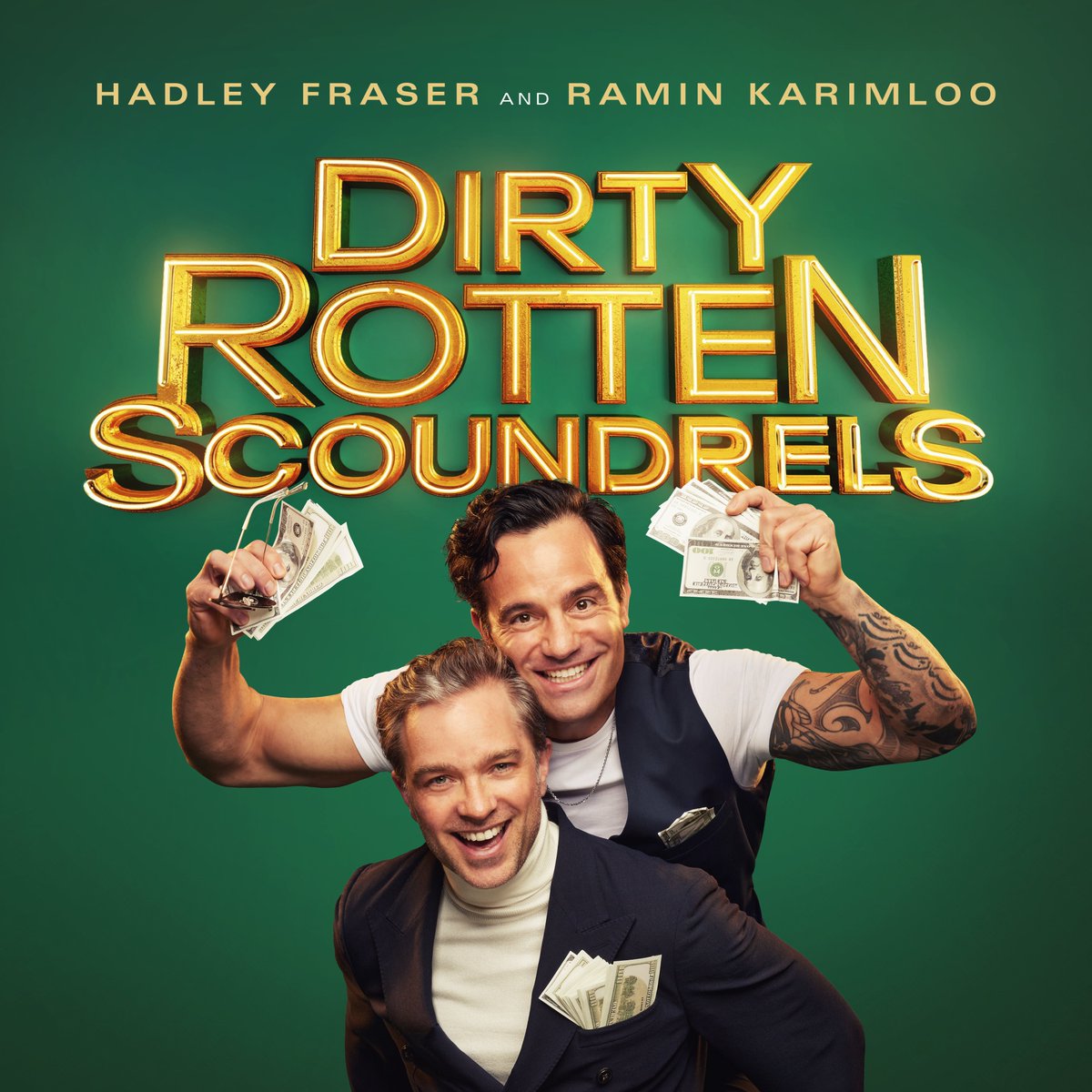 .<a href="/raminkarimloo/">Ramin Karimloo</a> will play underdog Freddy Benson &amp; @hadleyfraser is the suave Laurence Jamieson in #DirtyRottenScoundrels at the <a href="/LondonPalladium/">The London Palladium</a> in concert for 2 shows on 24 Nov. Dir by <a href="/Rupert_Hands/">Rupert Hands</a>, the cast also incs <a href="/CarlyMDyer/">Carly Mercedes Dyer</a> <a href="/Deejanie/">Janie Dee</a> <a href="/RufusHound/">Rufus Hound</a> &amp; <a href="/LaurenDrew2/">Lauren Drew</a> <a href="/LJProds/">Lambert Jackson</a>