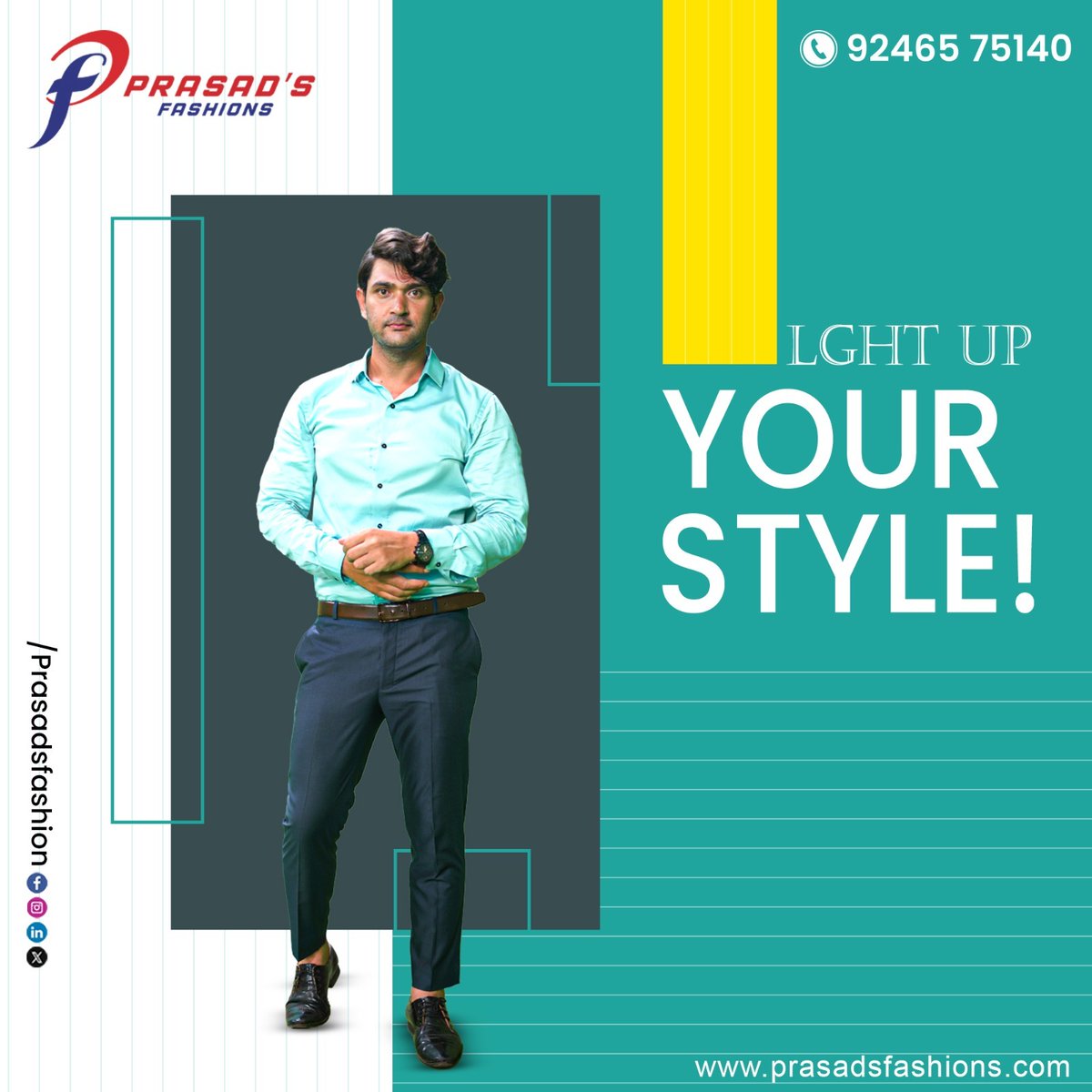 prasadsfashions's tweet image. Prasad Fashions is your go-to destination for customised designs that will LIGHT UP YOUR STYLE!
𝑭𝒐𝒓 𝑴𝒐𝒓𝒆 𝑫𝒆𝒕𝒂𝒊𝒍𝒔📷: +91 92465 75140.
#MensCollection #FashionForward #TrendyAF 📷 #MensFashionRevolution #DressToImpress #FashionForward #CausalCollection #MensCasuals