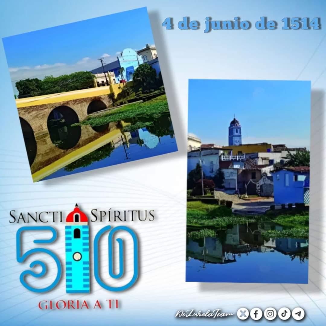 Felicidades a la villa espirituana en su 510 aniversario, bella ciudad, identidad, tradiciones #CubaViveEnSuHistoria