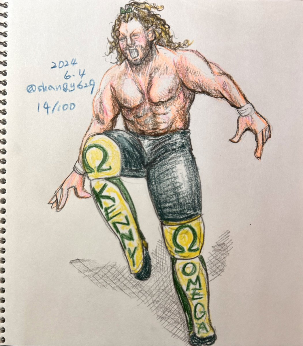 shangy629's tweet photo. 100枚描いたら願いが叶う!!✨✨
ケニーが早く良くなって、またリングでイブシさんと大暴れしますように!
Vトリガーポーズ!!!
14/100
#願掛けケニー100 #KennyOmega #KENNYisGOD https://t.co/OG0EtfETCw