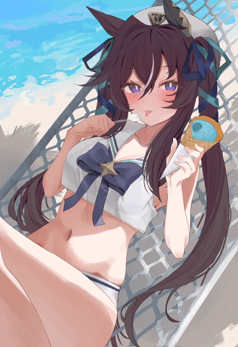 水着ヴィブロスちゃん#ウマ娘 #ヴィブロス 