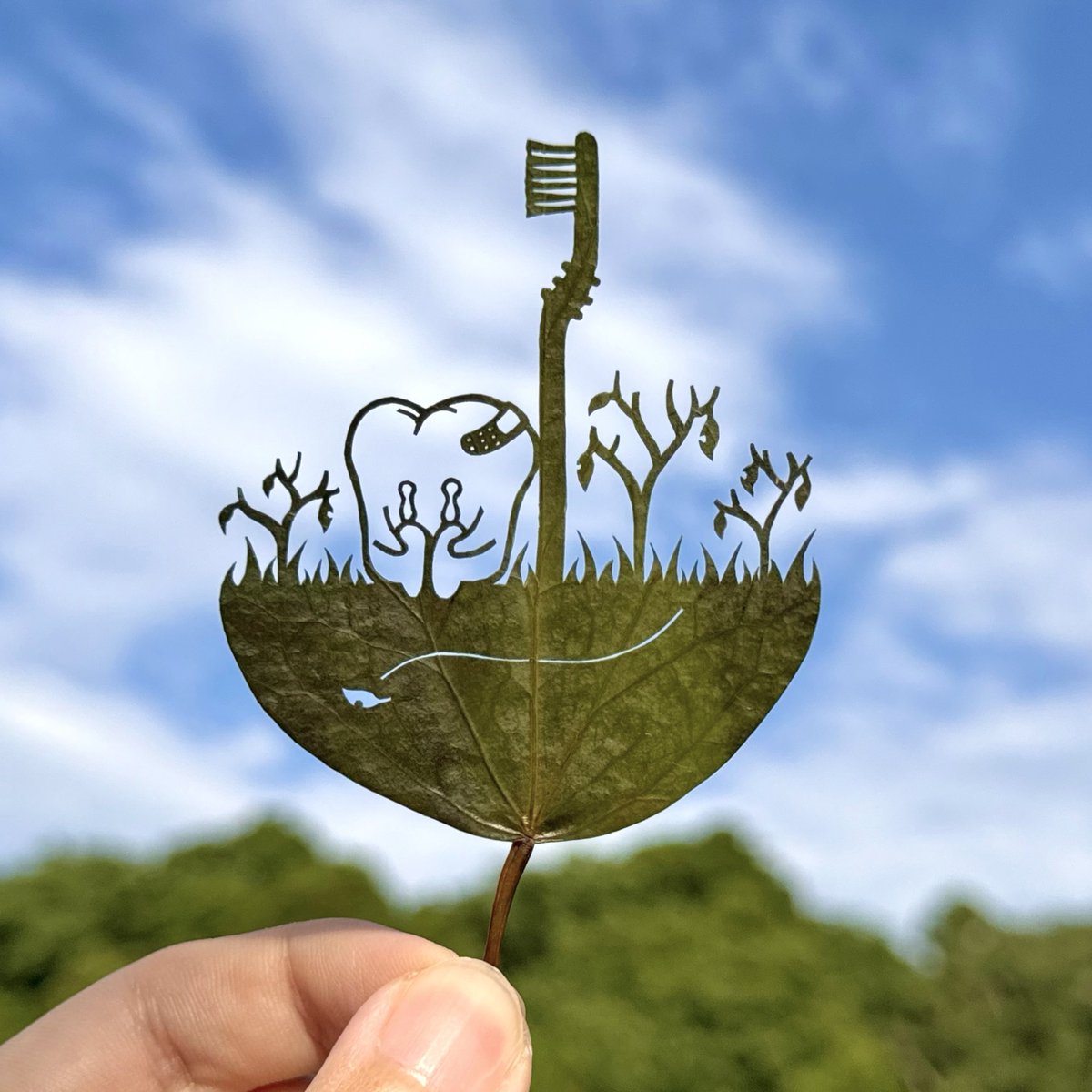 lito_leafart's tweet image. ｢こうなる前に、サボらずしっかり磨こうね…｣

〜6月4日から10日〜
#歯と口の健康週間