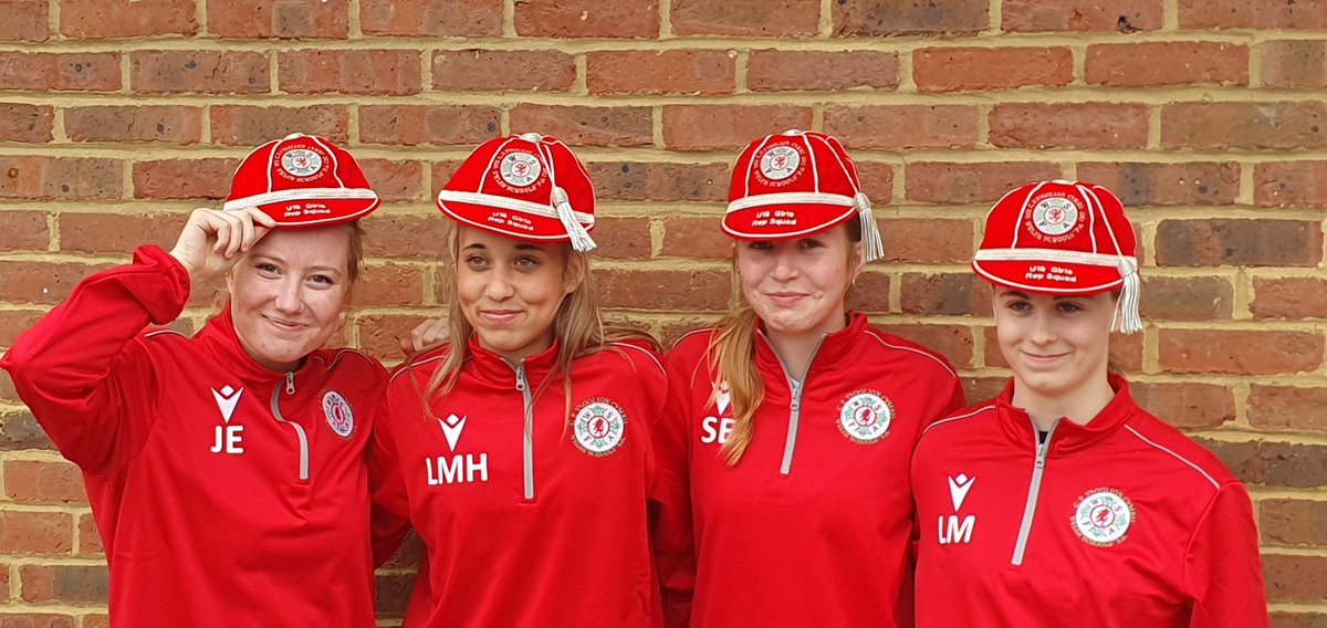 Llongyfarchiadau i’r merched yma am dderbyn eu capiau am gynrychioli Ysgolion Cymru. Congratulations to the following girls for receiving their Welsh Schools caps last Saturday 
U14 – Hana Evans, Mali Yim Jones
U16 - Jem Evans, Summer Evans, Lleucu Mathias, Lily Moralee-Hughes
