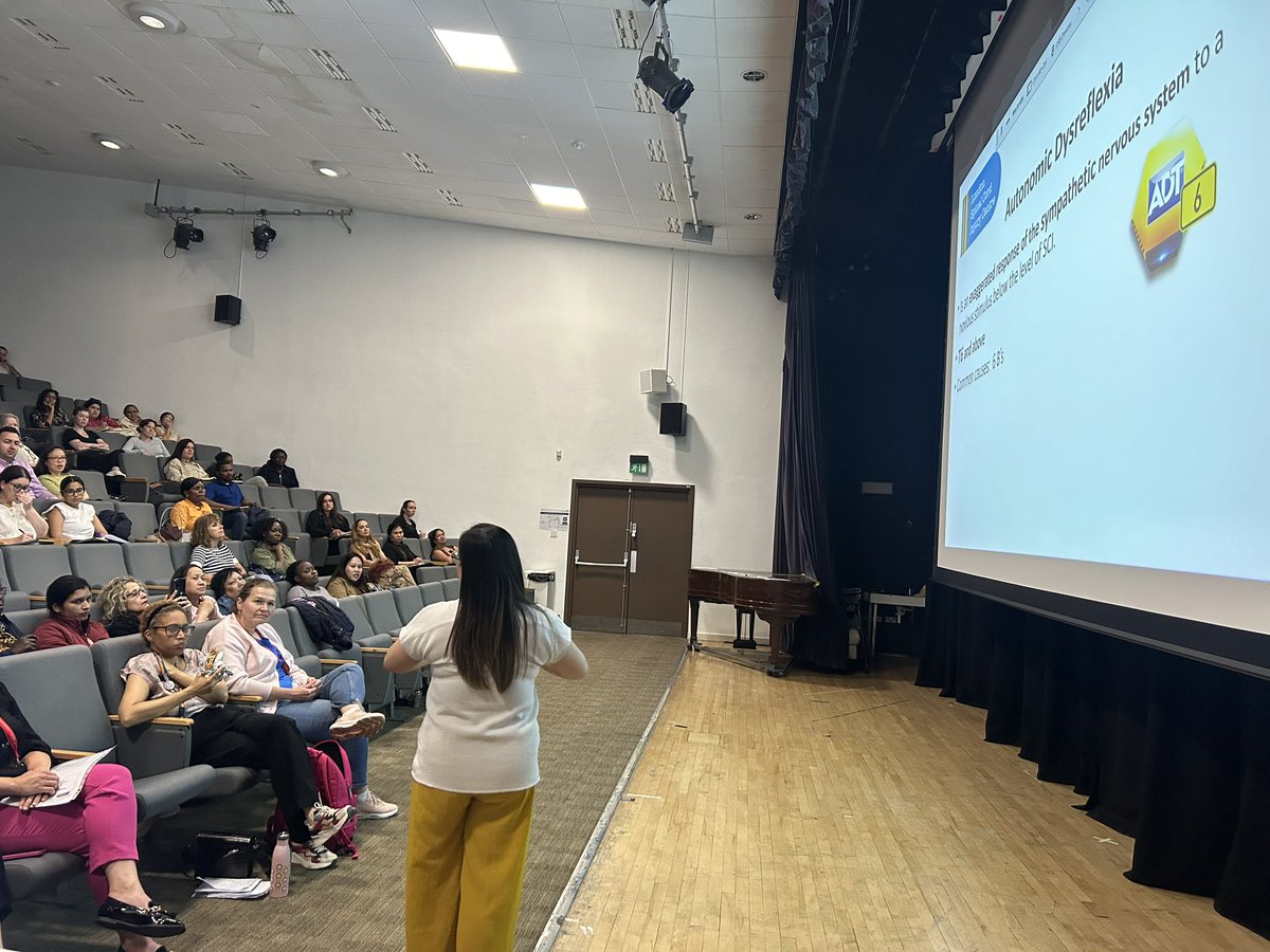 Sophie Nawarski (@bramptonites) on Twitter photo Rosa Castro LSCIC CNS delivering a fantastic nursing speech on nursing in SCI - ADT6 = Autonomic Dysreflexia T6 and above! @RNOHnhs @StGeorgesTrust <a href="/LondonSCInet/">London Spinal Cord Injury Network</a> Rosa Castro LSCIC CNS delivering a fantastic nursing speech on nursing in SCI - ADT6 = Autonomic Dysreflexia T6 and above! @RNOHnhs @StGeorgesTrust <a href="/LondonSCInet/">London Spinal Cord Injury Network</a>