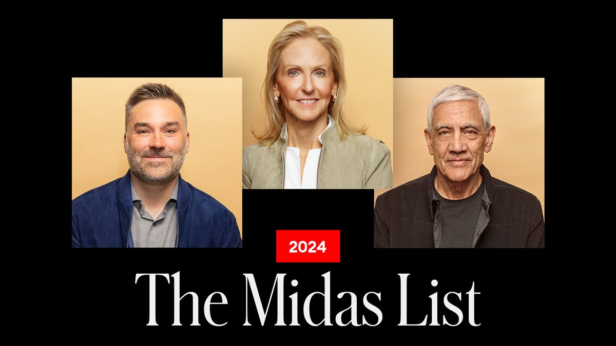 The Midas List for 2024 is now live!! Booming AI valuations like OpenAI's, and a small number of IPOs like Reddit's, return Sequoia's Alfred Lin to the top spot, alongside 14 returnees and newcomers. Check out the full @Forbes list, now in its 23rd year: forbes.com/lists/midas/