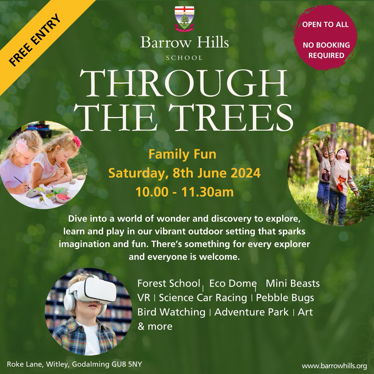 Join us this Saturday and dive into a world of wonder and discovery to explore, learn and play in our vibrant outdoor setting. We look forward to seeing you there! #Familyfun #Surreyschools #Surreyfamilies #Surreymums #Godalming #Haslemere #Guildford #Forestschool #Farnham