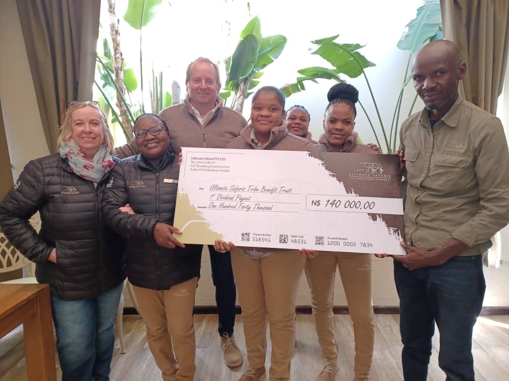 ULTIMATE SAFARIS TRUST MELDET 500 000 N$ GEWINN
Der neu gegründete Ultimate Safaris Tribe Trust gab gestern bekannt, dass er für das Geschäftsjahr 2023 einen Gewinn von rund 500 000 N$ erzielt hat.