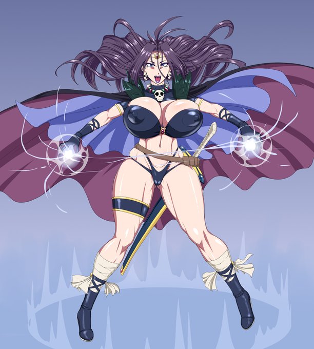 #デカ女
ナーガはガウリィ並みの背丈なんよね 