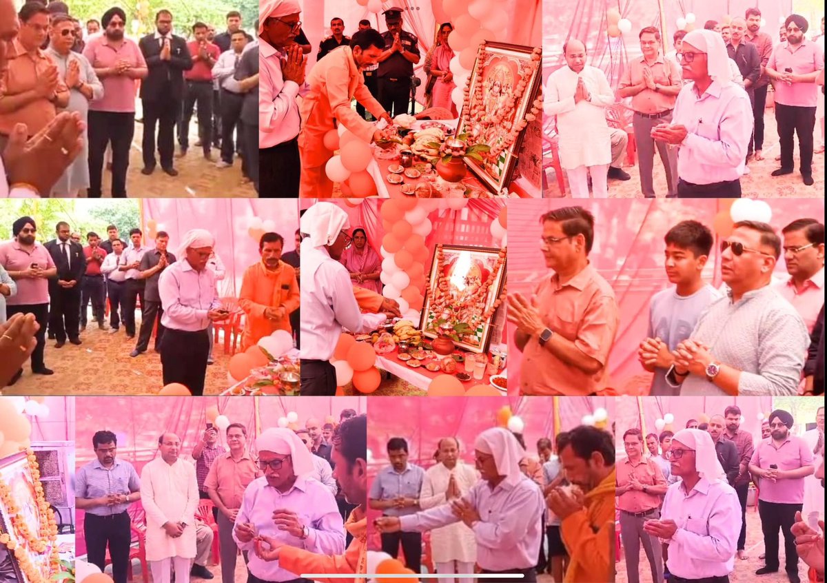 RMLNLUOFFICIAL's tweet photo. Bada Mangal was celebrated at the University. Vice-Chancellor Prof. (Dr.) Amar Pal Singh along with students administrative staff, and faculty members were present.. Kudos to the Security Guards and CSO for constantly organising such events.. https://t.co/WSUUC0xSp3