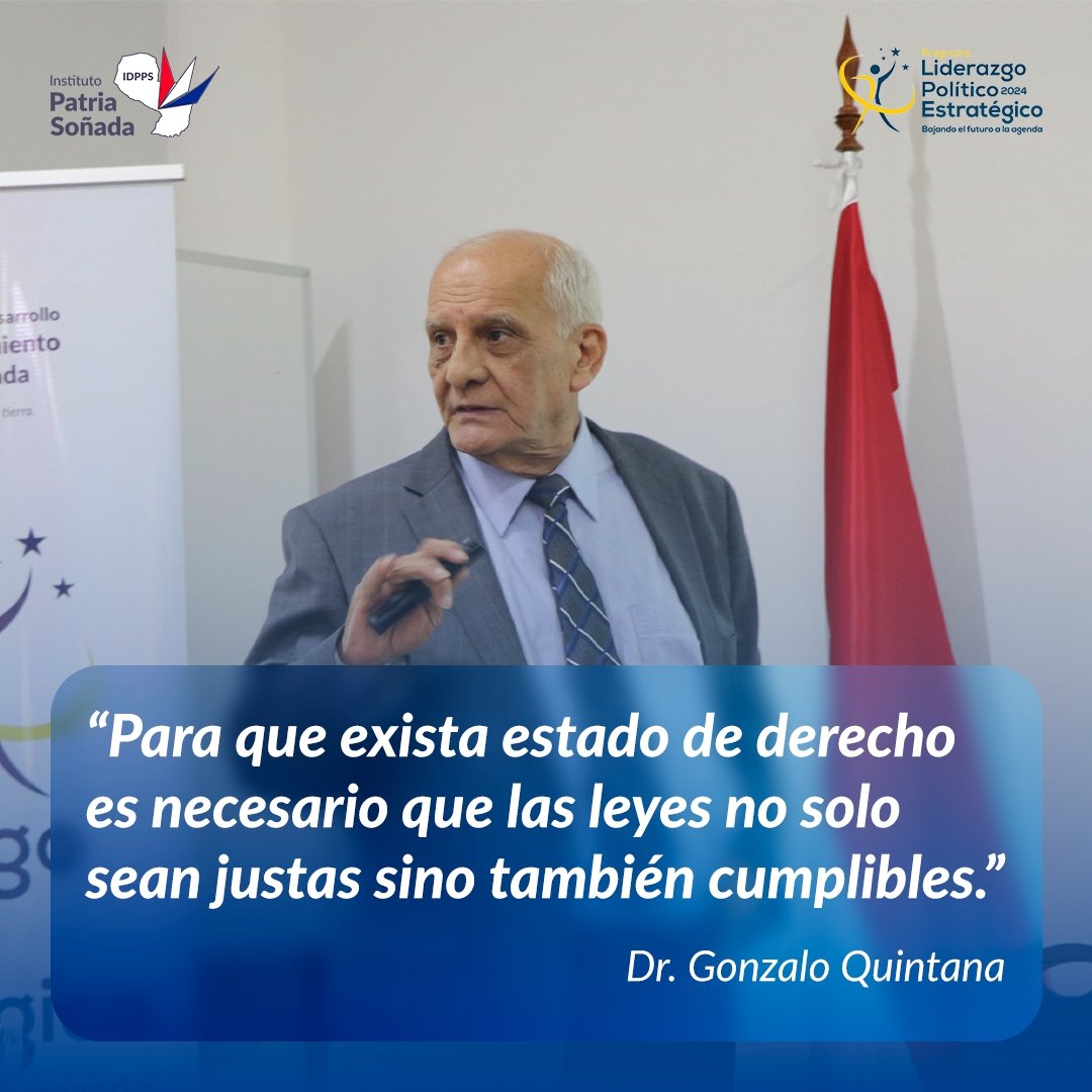 IDPPSpy's tweet photo. El Dr. Gonzalo Quintana nos recuerda la importancia de legislar con responsabilidad y efectividad.
#EstadoDeDerecho #JusticiaCumplible #LiderazgoPolítico #ProgramaDeLiderazgoPolíticoEstratégico #IDPPS https://t.co/eHEQVploeQ