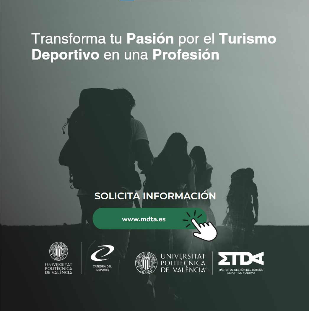 ¿Listo para liderar el mundo deportivo? ¡Da el paso con nuestro Máster en Gestión del Turismo Deportivo y Activo! Formamos a los líderes del sector, combinando conocimiento profundo, práctica real y acceso a red de profesionales. Más info para inscripción: mdta.es