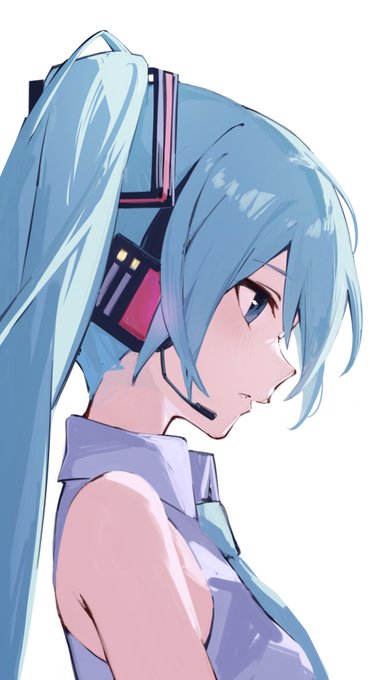 「hatsune miku blue hair」Fan Art(Latest)