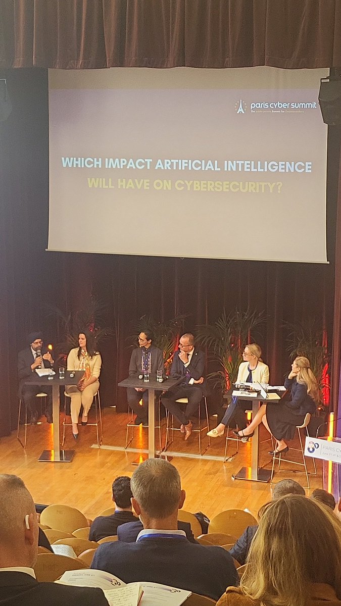 Ingrid Söllner (@isollner) on Twitter photo AI on the defenders' and on the attacker's side
<a href="/ParisCyberSumIT/">Paris Cyber Summit 2024</a>
Fully automatic AI isn't yet witnessed on attacker's side. AI on the defenders' and on the attacker's side
<a href="/ParisCyberSumIT/">Paris Cyber Summit 2024</a>
Fully automatic AI isn't yet witnessed on attacker's side.