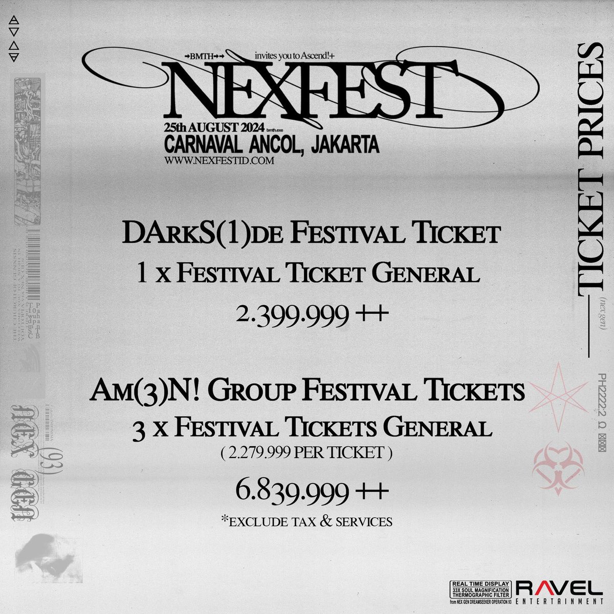 monmonicagraysh's tweet image. Best Best information nih moodbooster banget buat gue seneng &amp;amp; exited #nexfestindo ravel epic comeback pastinya gue udh menyiapkan diri buat war tiketnya!! Yang ga nonton dijamin rugi, Let's go kita siap-siap war tiketnya bareng biar bisa ketemuan di venue nantinya🫶🏻