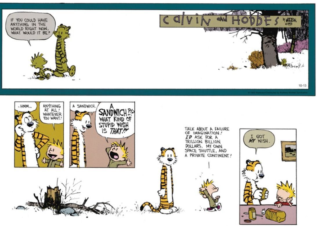 It’s the little things in life. 😊 #CalvinandHobbes